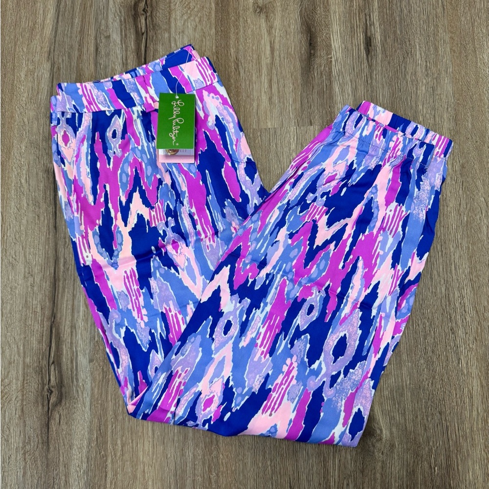 Lilly Pulitzer - SAFFRON PANT - AMETHYST - ONE TOO MANY